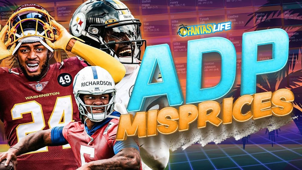 ADP Misprices. Six Fantasy Football ADPs that don't make sense.