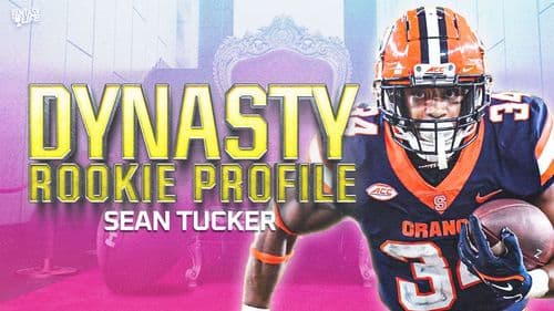 Dynasty Rookie Profile: Sean Tucker