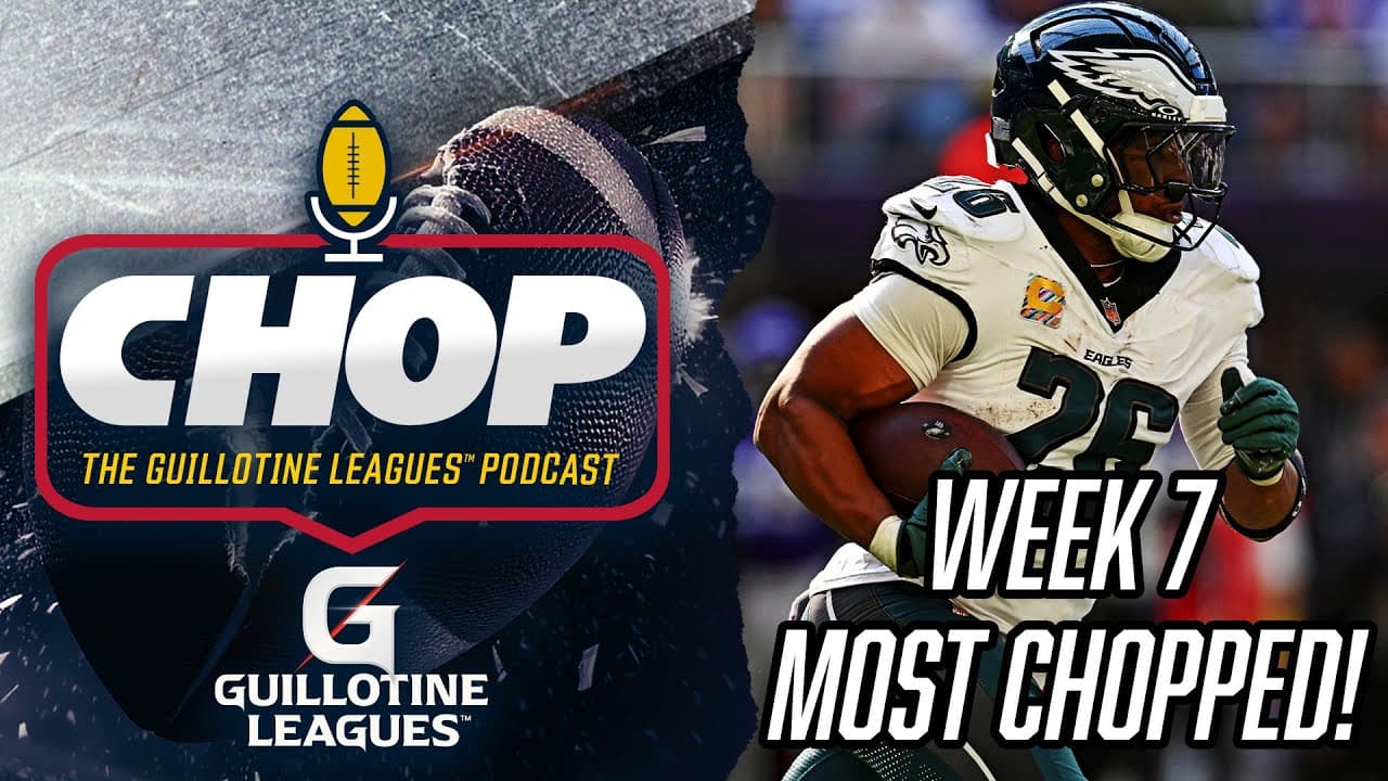 Most Chopped Players in Week 7 Guillotine Leagues™ (and What to Bid on Them!)