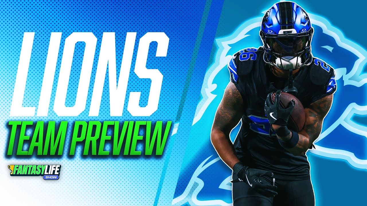 2025 Lions Fantasy Team Preview (Montgomery a Steal at ADP?)