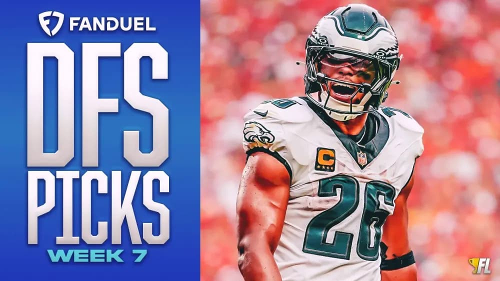 Week 7 FanDuel NFL DFS Picks: Target Saquon Barkley, Justin Jefferson and More