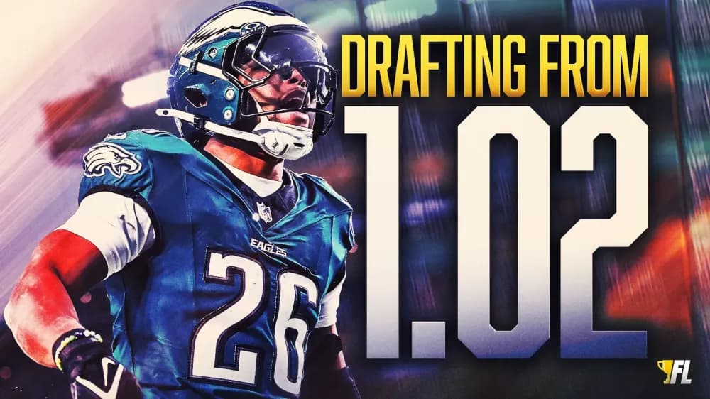 1.02 Draft Strategy In Fantasy Football For 2025: It's Saquon Barkley vs. Bijan Robinson