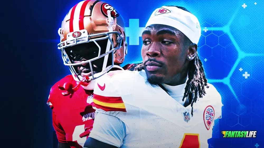 Wide Receiver Injury Report for Fantasy Football 2025: Brandon Aiyuk, Rashee Rice, And More