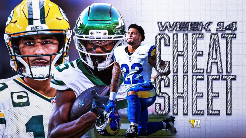 Week 14 Fantasy Football Cheat Sheet: Lamar Jackson Update and Weather Impacts