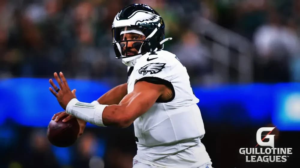 The Most-Chopped Players In Guillotine Leagues™️ for Week 15: Jalen Hurts, Patrick Mahomes and More