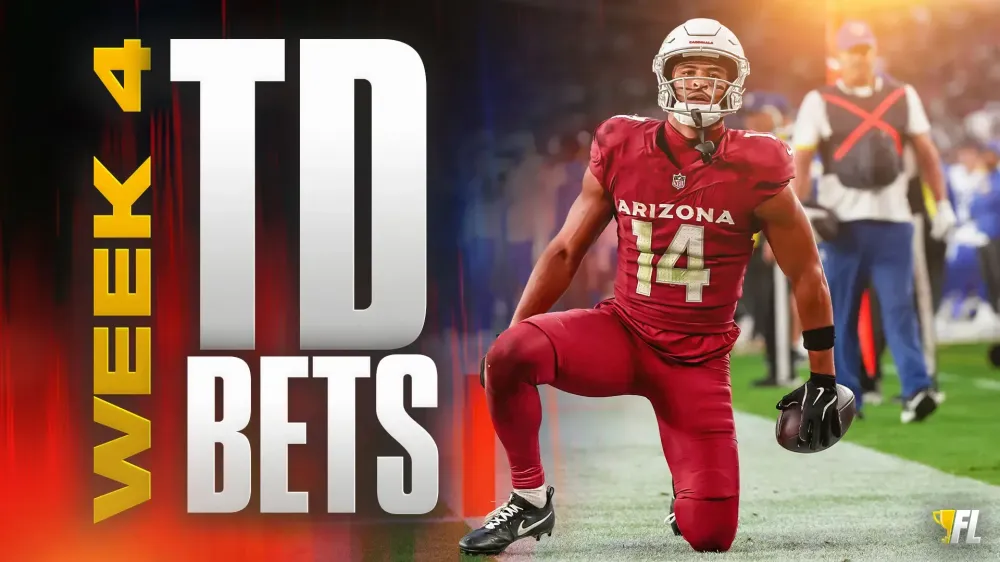 Anytime TD Scorer Bets for Week 4: Michael Wilson and More