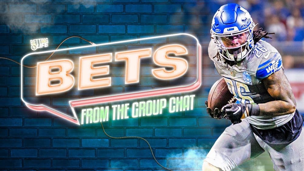 Bets from the Group Chat Week 11. Can Jahmyr Gibbs Stay Hot?