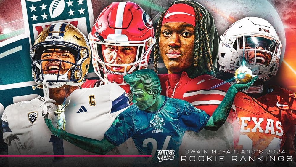 2024 Fantasy Football Rookie Rankings: Top 20 Rookies Heading Into The NFL Draft