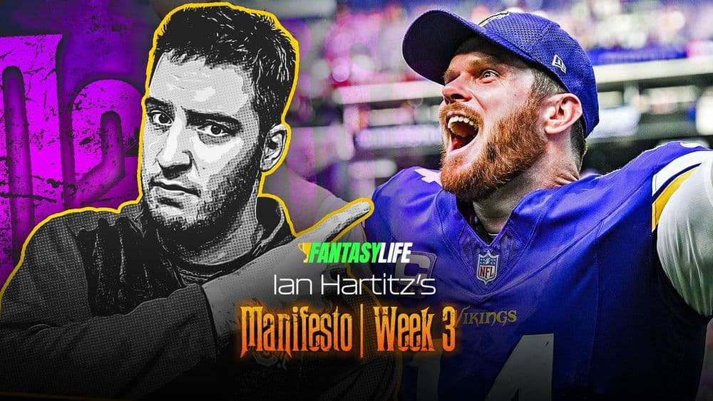 Week 3 Fantasy Football Storylines: Ian's Manifesto