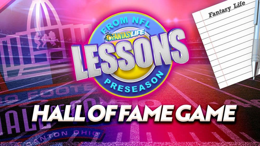 Lessons from NFL Preseason: Hall of Fame Game