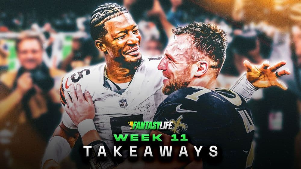 Week 11 Fantasy Football Takeaways: Taysom Hill, Jauan Jennings, and More