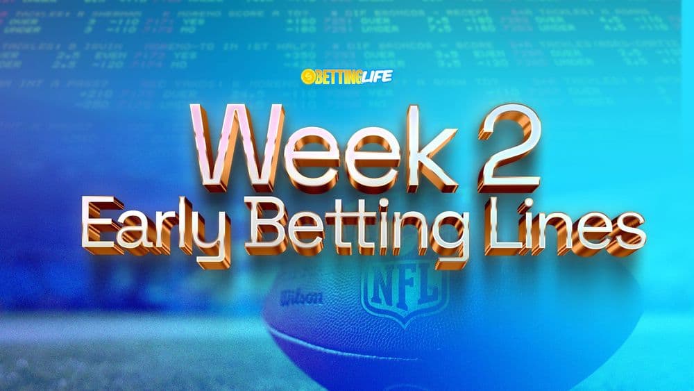 NFL Week 2 Early Betting Lines. Identifying Market Adjustments.