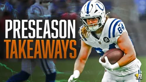 Preseason News for Fantasy Football: Tyler Warren and Utilization Takeaways From The First Week