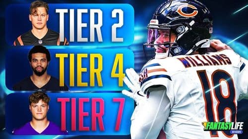 Quarterback Rankings & Tiers for 2025 Fantasy Football