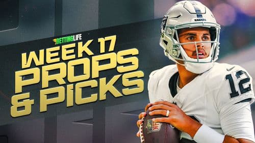 Week 17 NFL Player Props: Aidan O'Connell, Breece Hall, and More