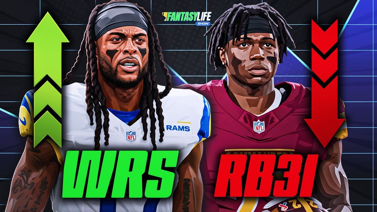 Week 10 Fantasy Football Rankings Risers & Fallers + Start/Sit!